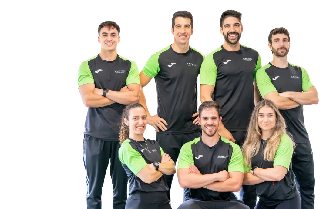 Equipo profesional de B-Fitness