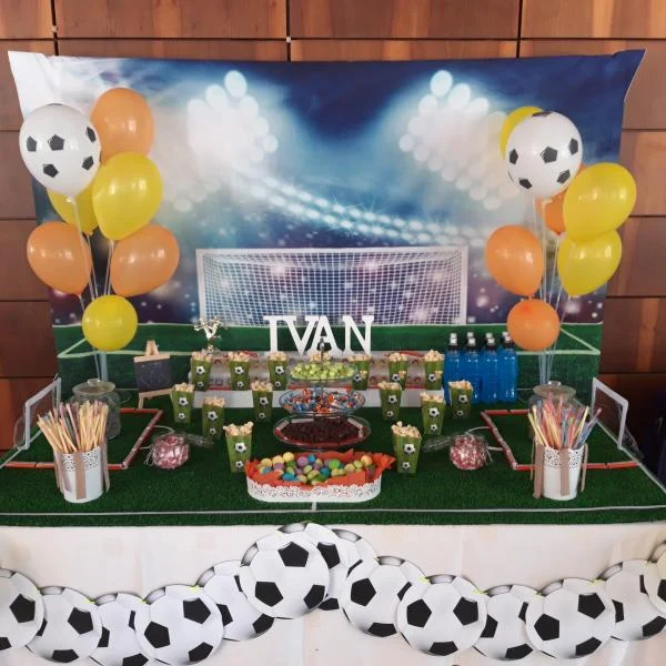 Decoración y dulces en una celebración de Carioka