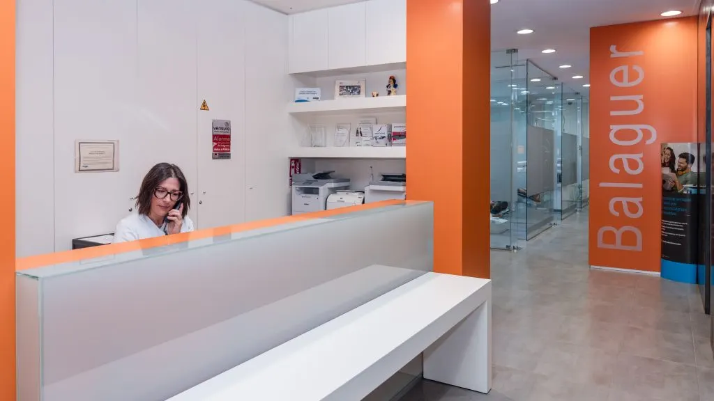 Recepción de Clínica Balaguer