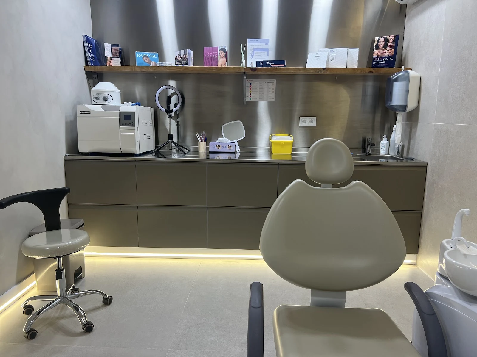 El gabinete dental de la clínica