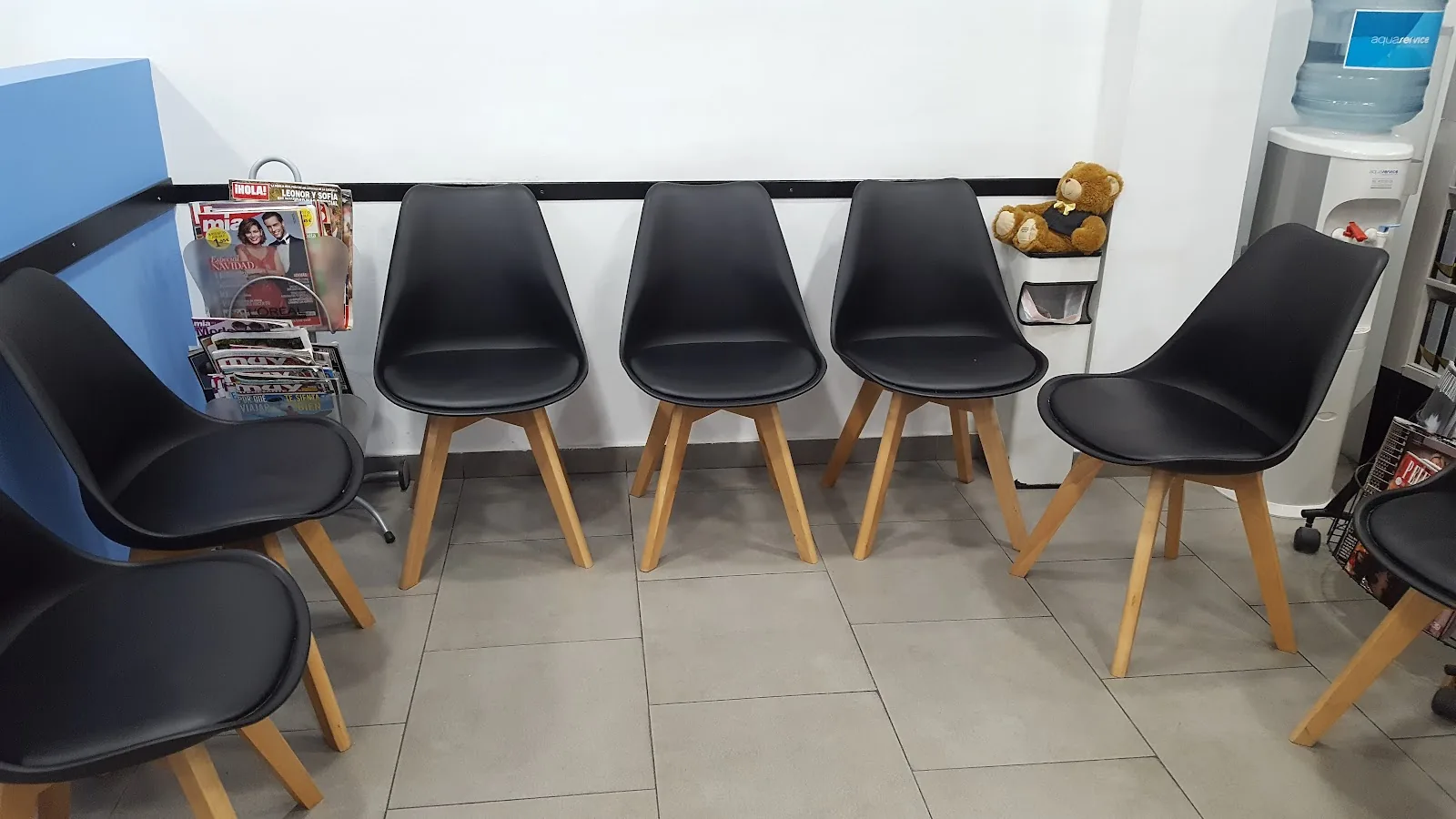 Zona de espera del salón