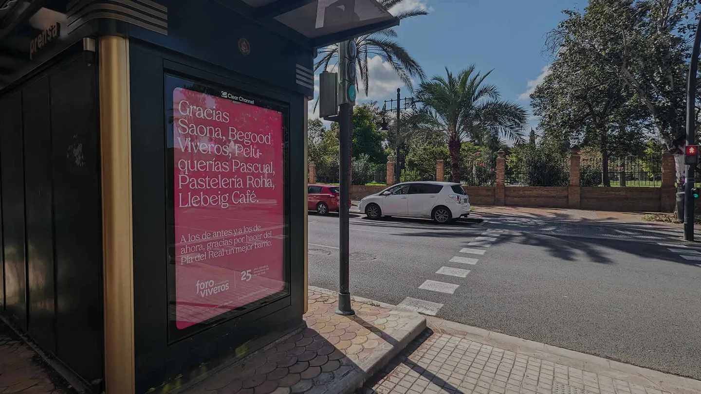 Presencia de Foro Viveros en las calles de Valencia