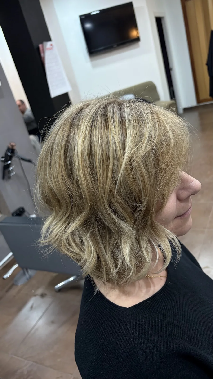 Corte y color del salón