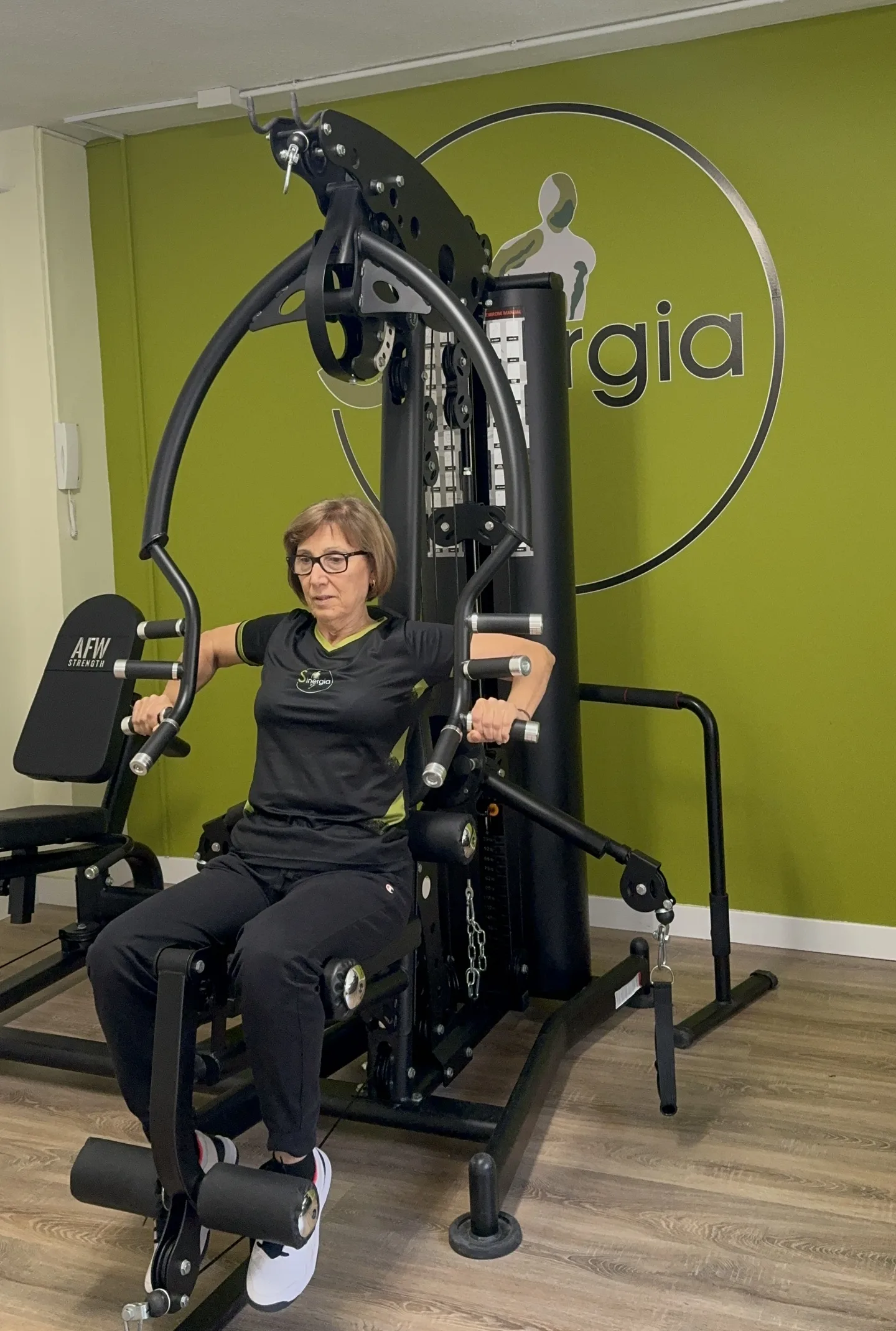 Entrenamiento de fuerza en las instalaciones de Sinergia