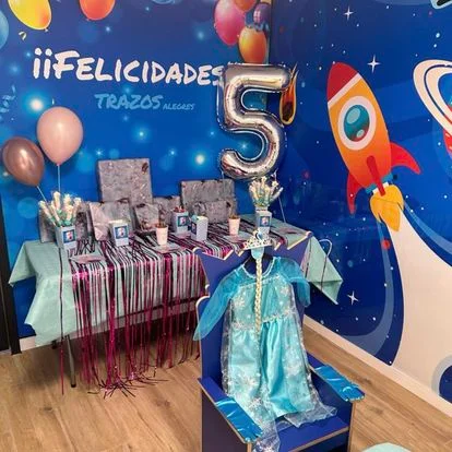 Detalle de una celebración real en Trazos Alegres
