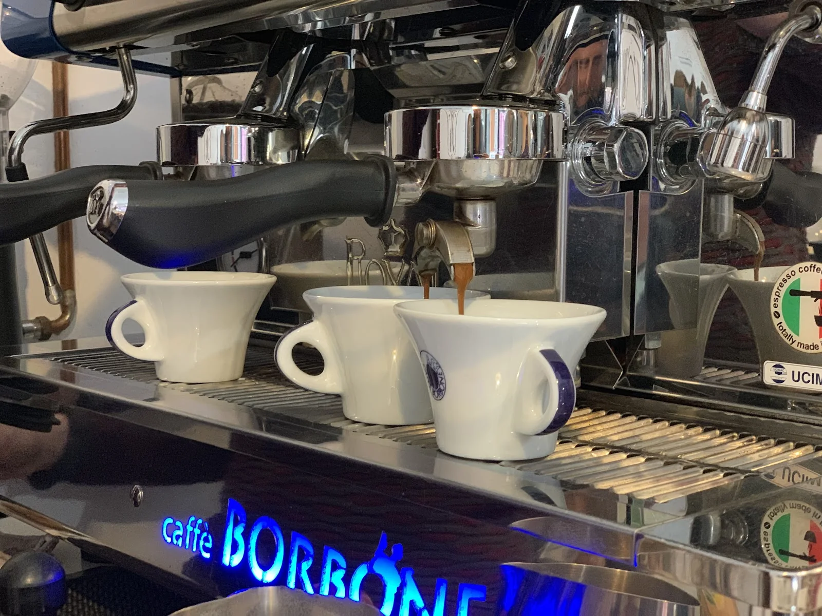 La máquina de espresso