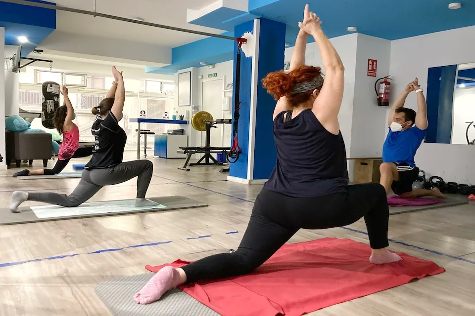 Entrenamiento en grupos reducidos en Wellness Studio