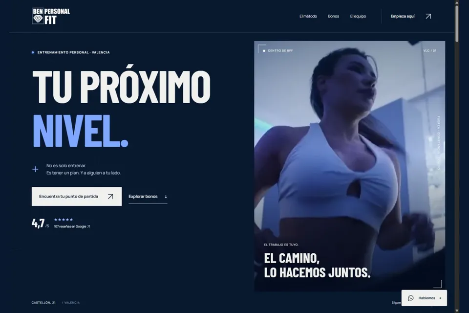 BEN Personal Fit: Entrenamiento personal · Valencia