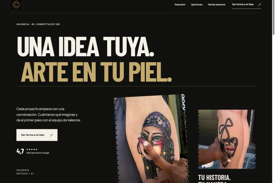 Calipso Tattoo & Piercing: Tatuajes, uñas y estética avanzada · Valencia
