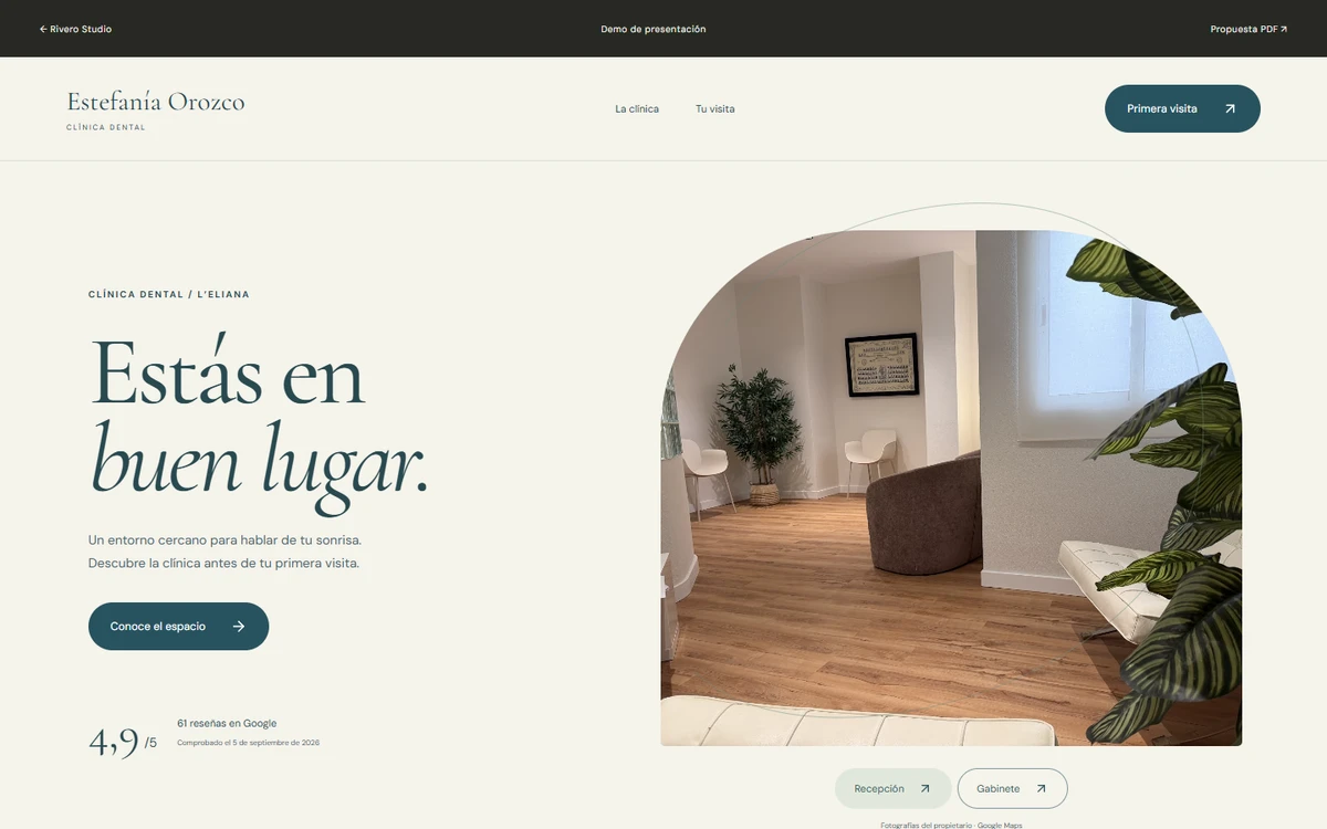 Clínica Dental Estefanía Orozco: Clínica dental · L’Eliana