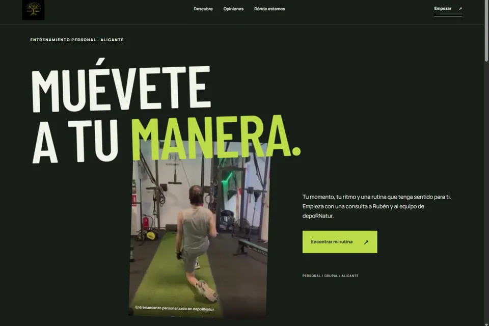depoRNatur: Salud y bienestar · Alicante