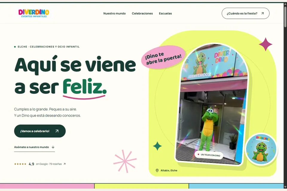 DiverDino: Celebraciones infantiles · Elche