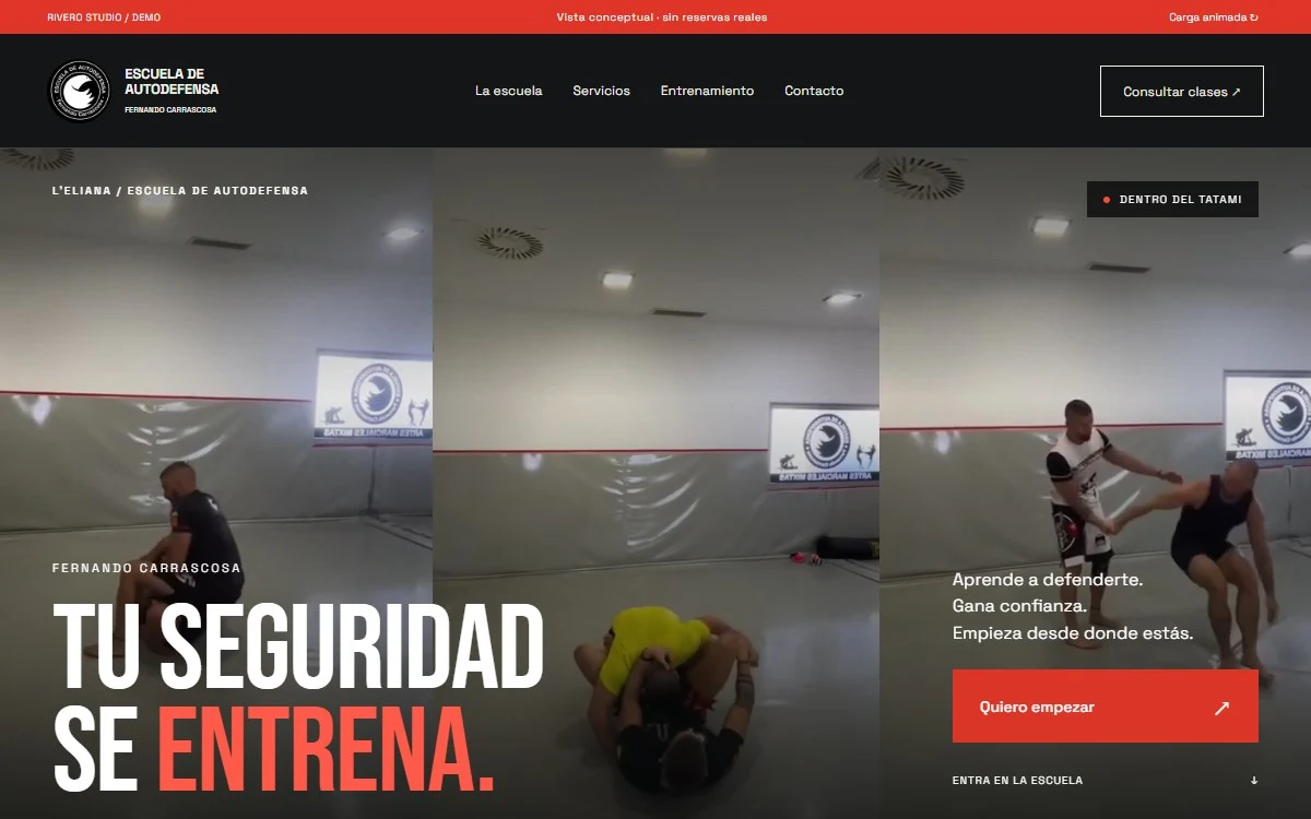 Escuela de Autodefensa · Fernando Carrascosa: FERNANDO CARRASCOSA · L’ELIANA