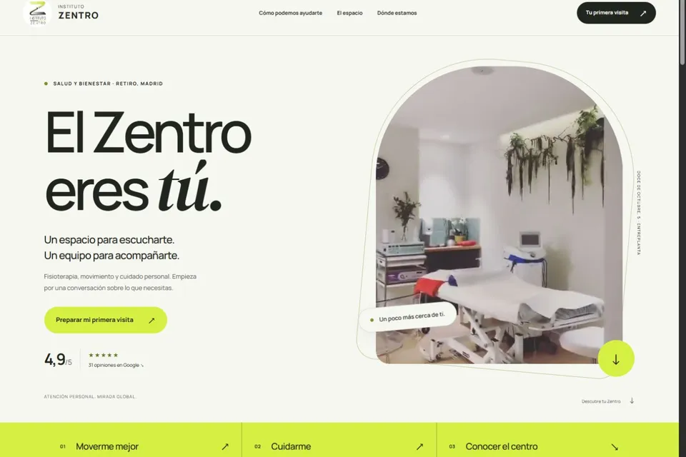 Instituto Zentro: Salud y bienestar · Madrid