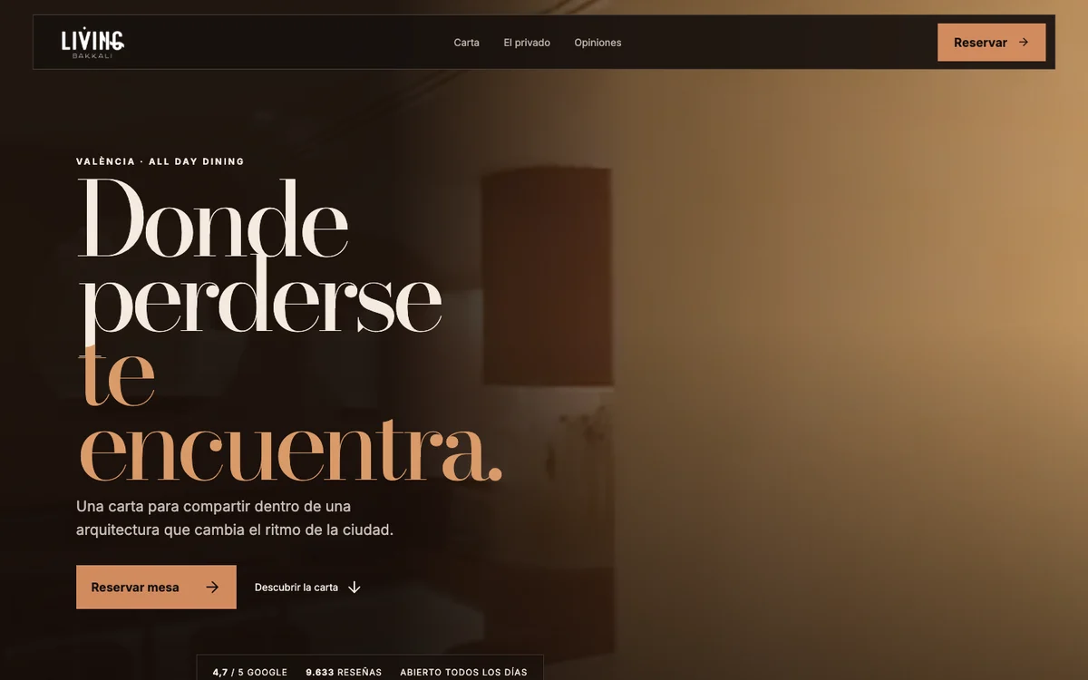 Living Bakkali: Restaurante marroquí · València