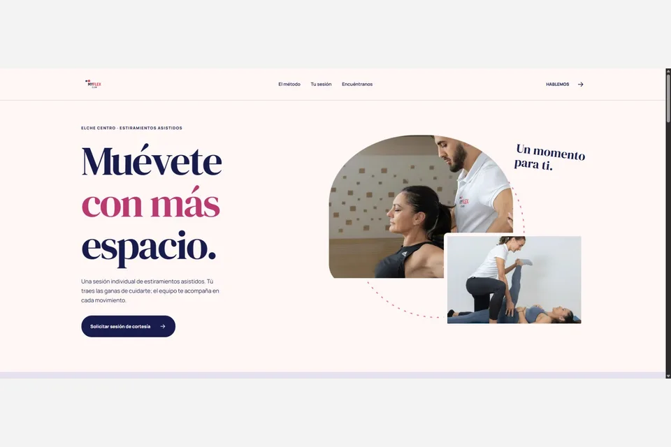 my flex: Elche Centro · Estiramientos asistidos