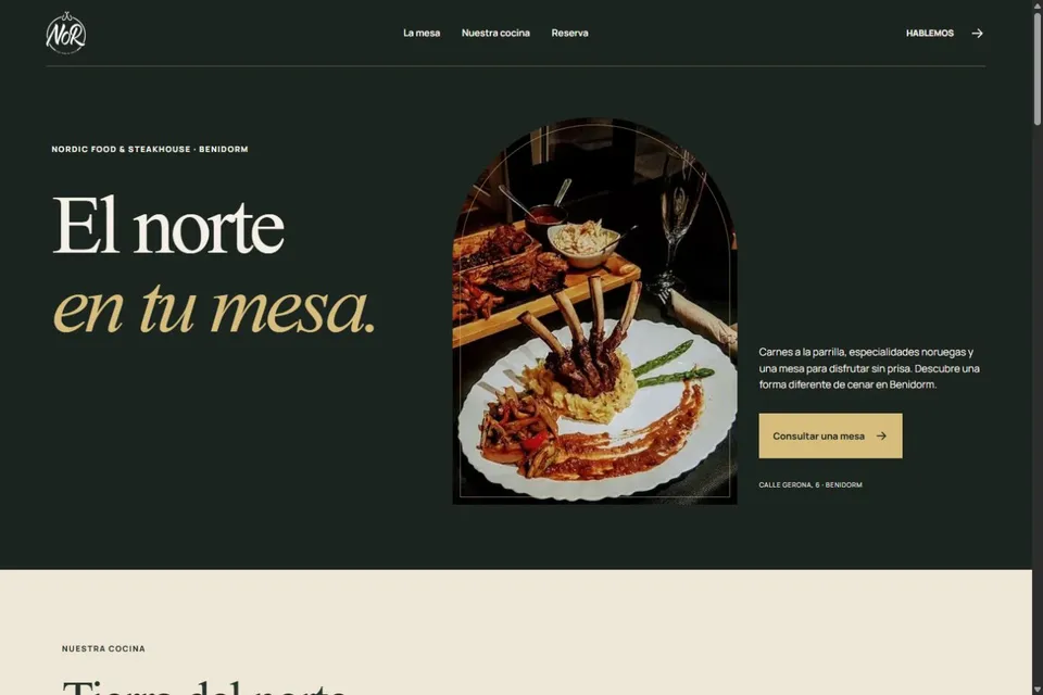 NoR: Nordic Food & Steakhouse · Benidorm
