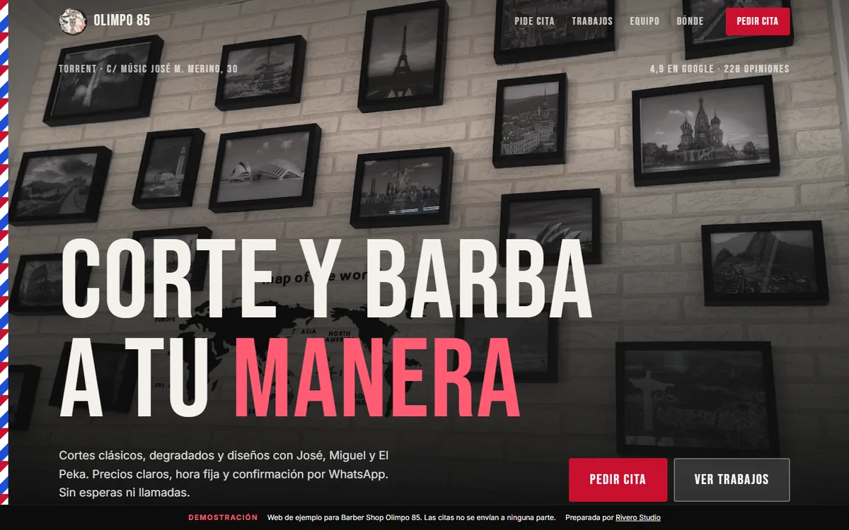 Barber Shop Olimpo 85: Barbería · Torrent