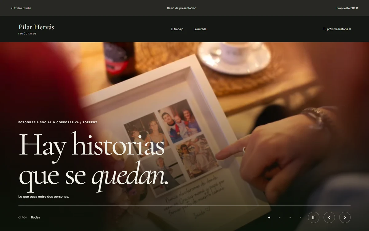 Pilar Hervás Fotógrafos: Fotografía · Torrent