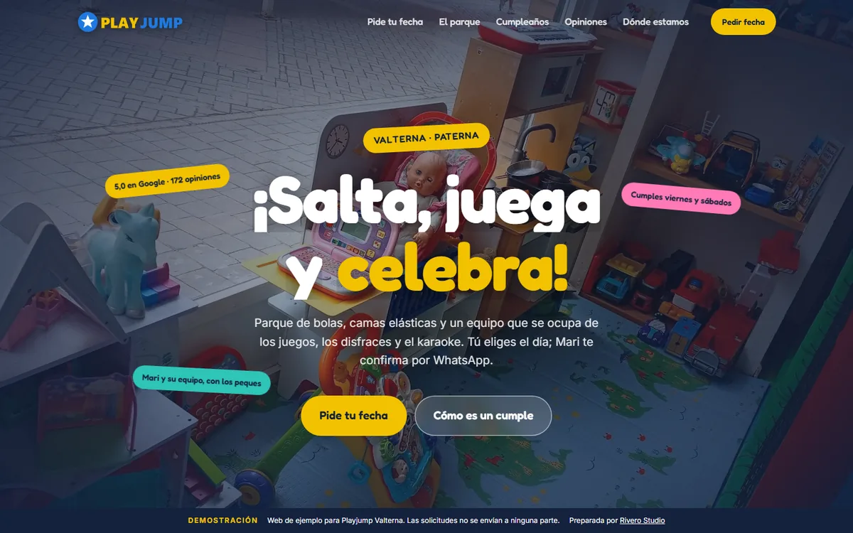Playjump Valterna: Parque de bolas · Paterna