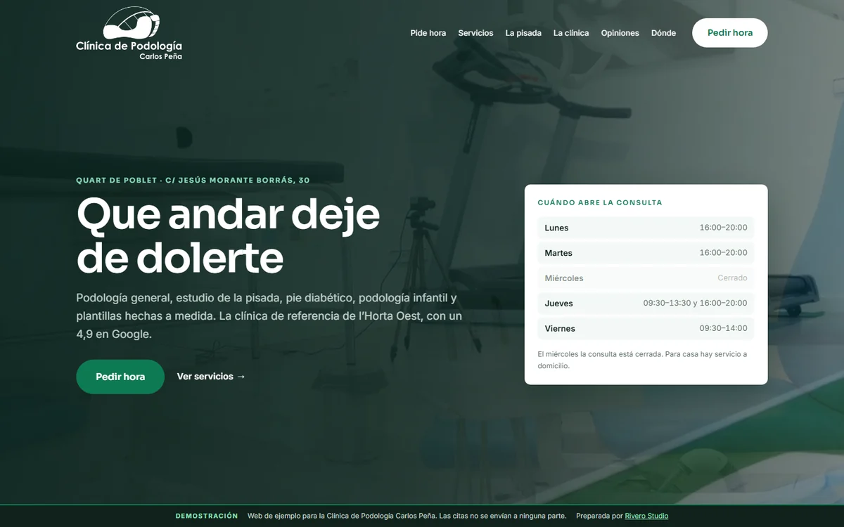 Clínica de Podología Carlos Peña: Podología · Quart de Poblet