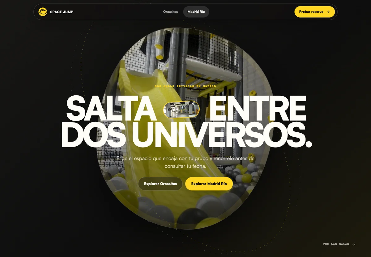 Space Jump: Salas privadas · Madrid